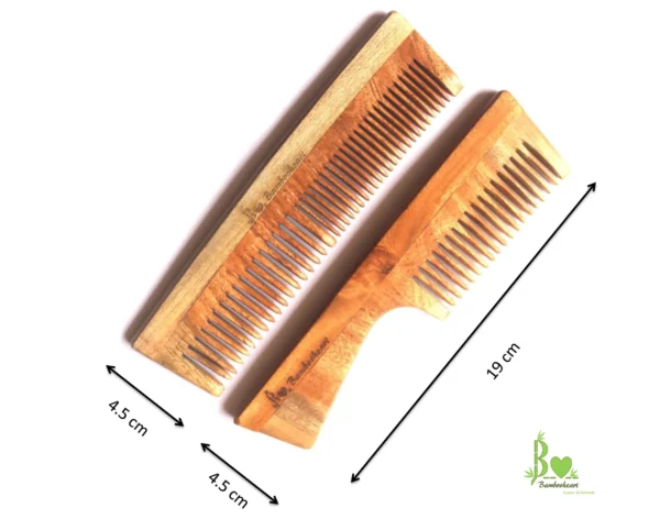 comb set of 2 in 1 and handle measurement