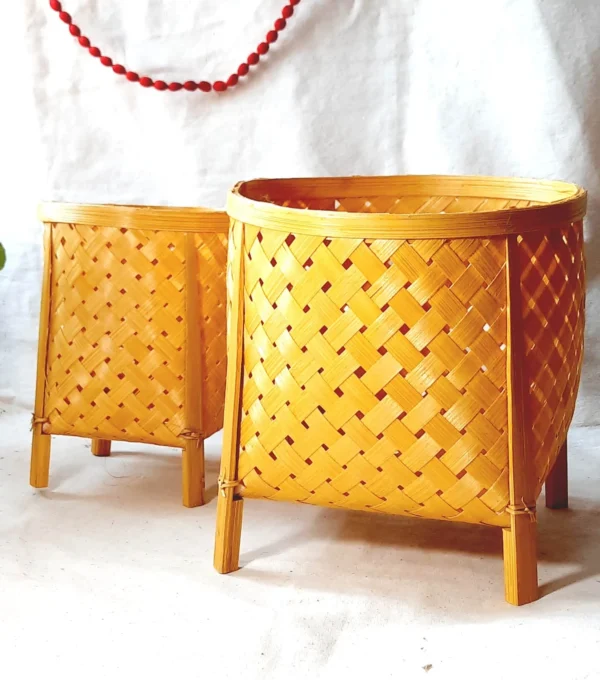 bamboo basket set