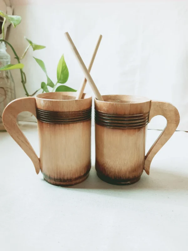 bamboo coffee mug