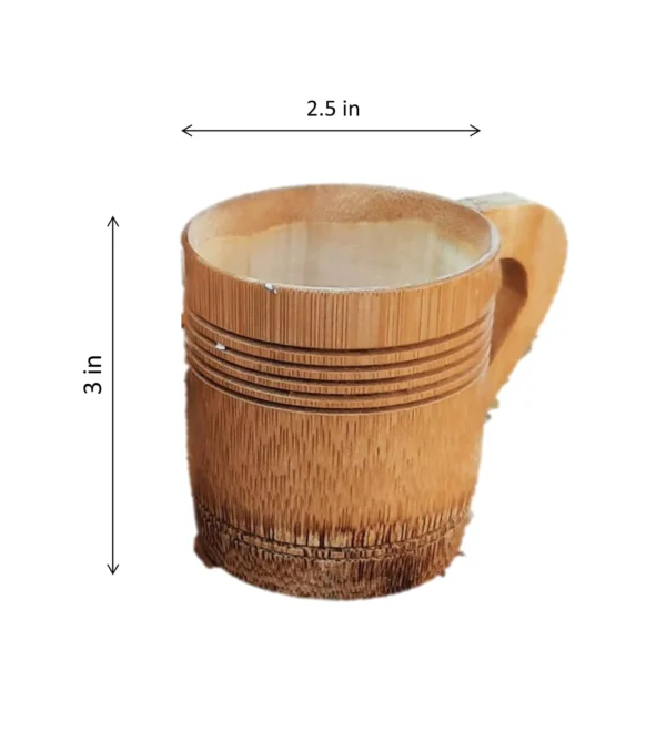 bamboo tea cup size