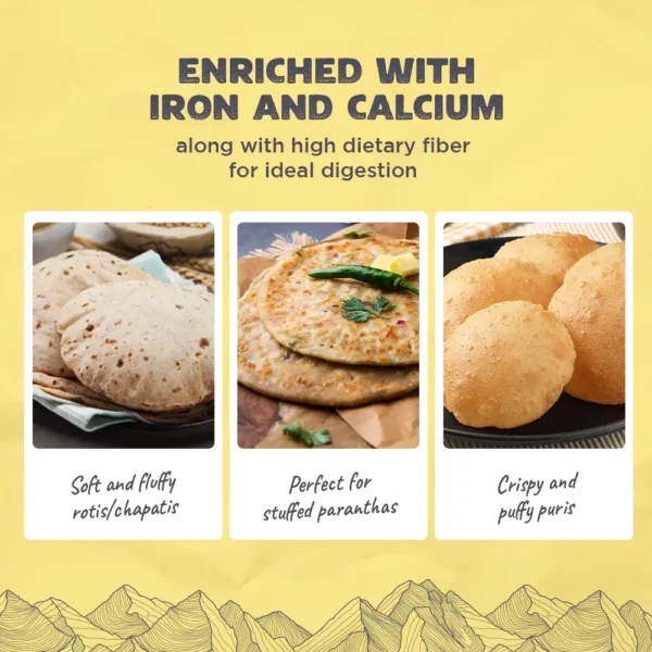 Roti King Himalayan Flour uses