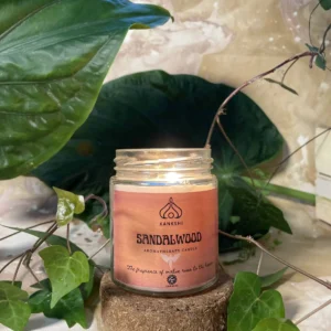 sandalwood aromatherapy candle